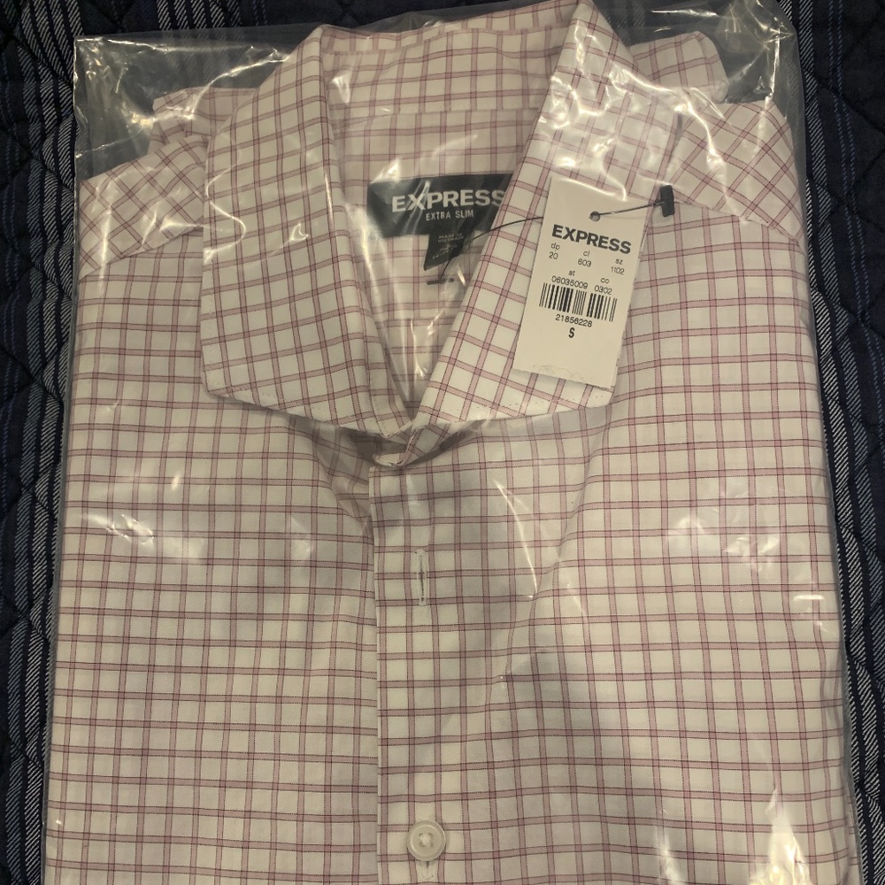 Express Men's Dress Shirt Extra Slim Fit